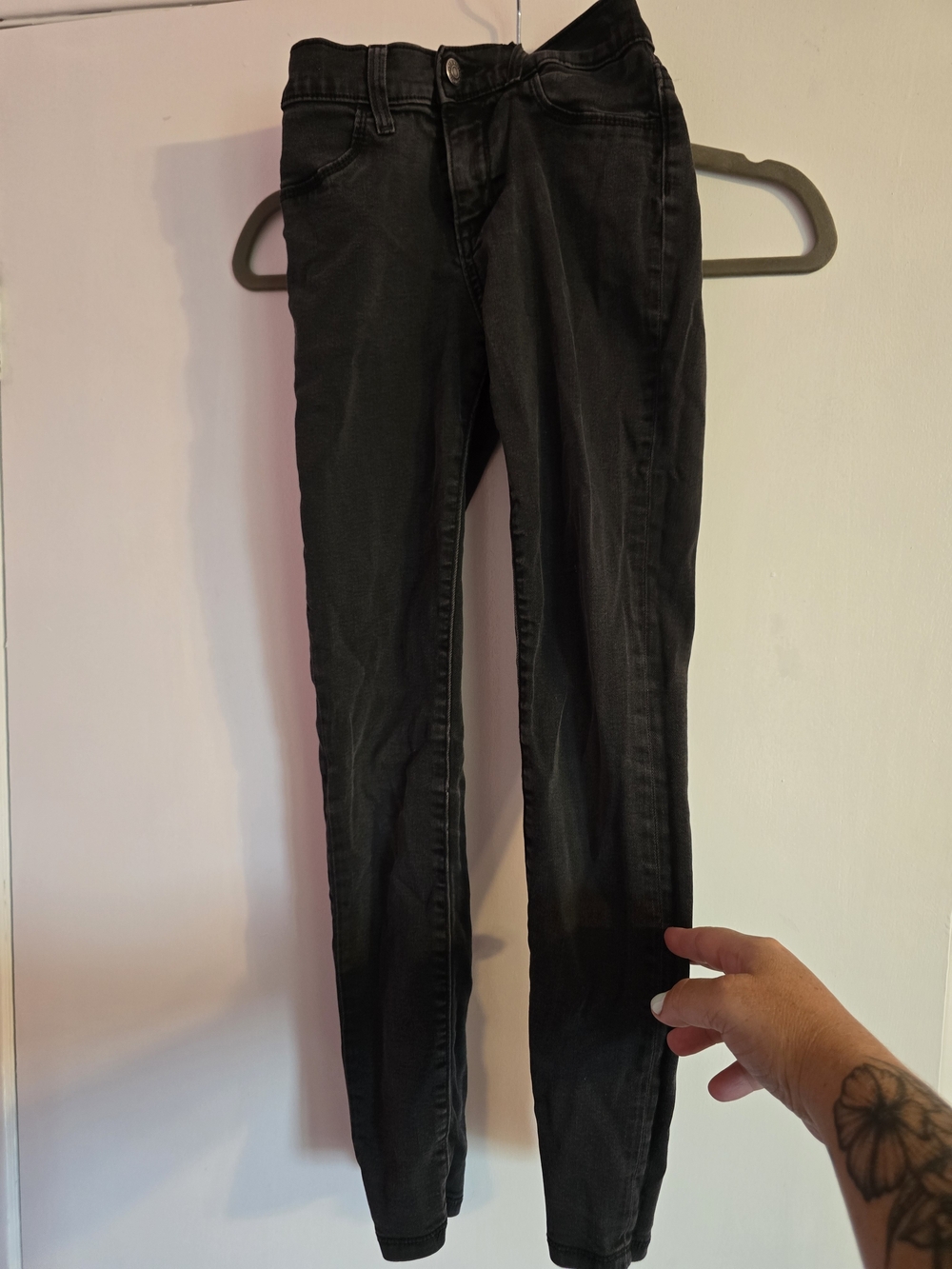 Old Navy Black Kids Skinny Jeans - Stretchy Slim Fit